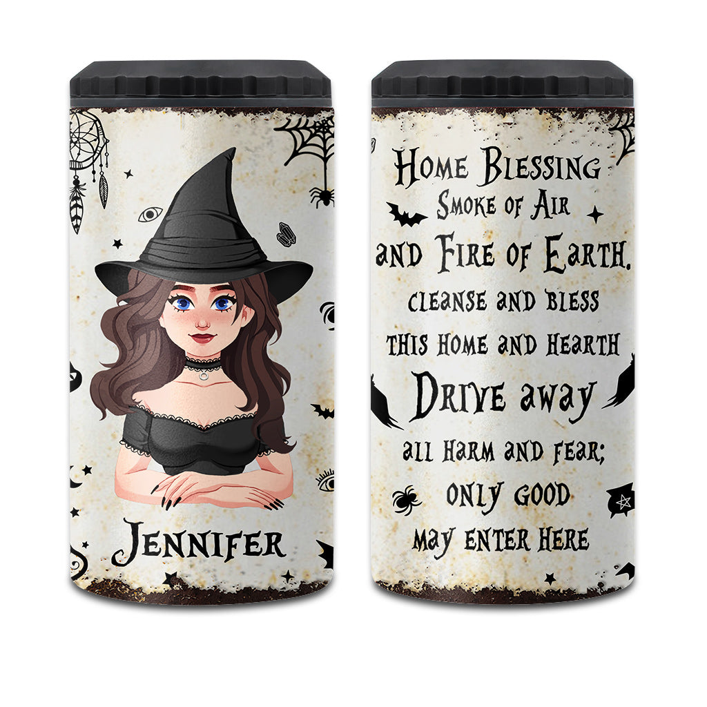 Home Blessing - Personalized Witch Can Cooler