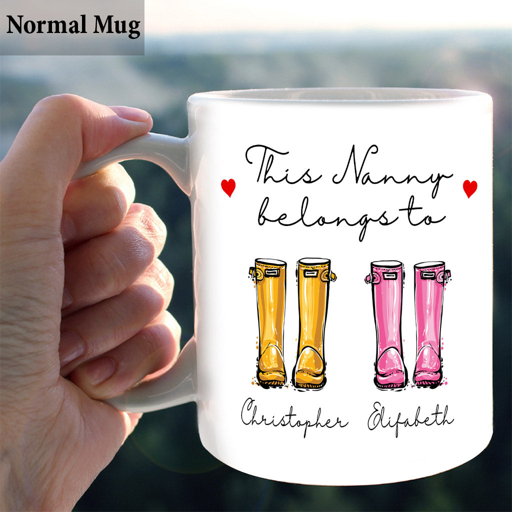This Grandma/Nana/Mom Belong To - Personalized Grandma Mug