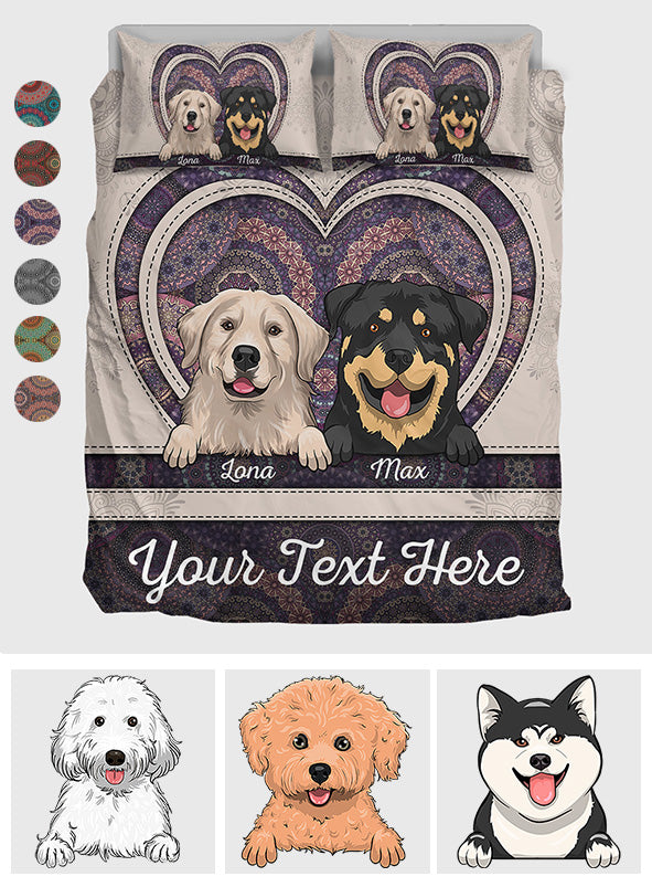 Personalisiertes Hundebett-Set für Hundeliebhaber