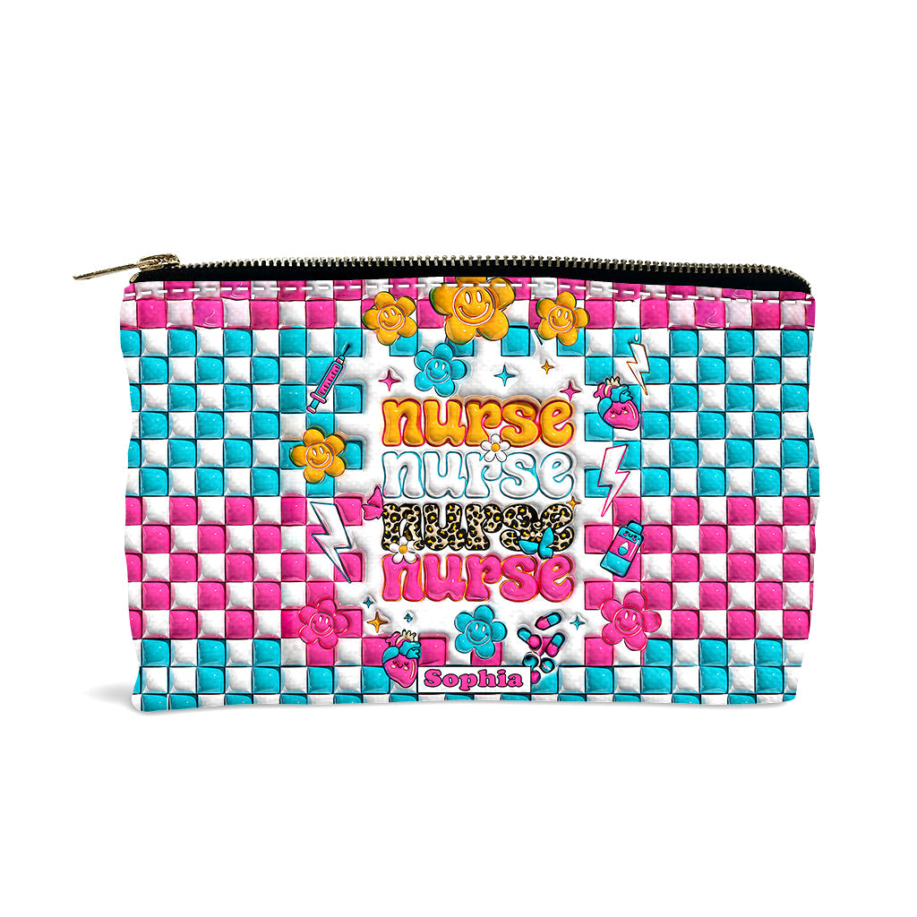 Nurse Life - Nurse gift for mom, her, wife, girlfriend, friend - Personalized Pouch