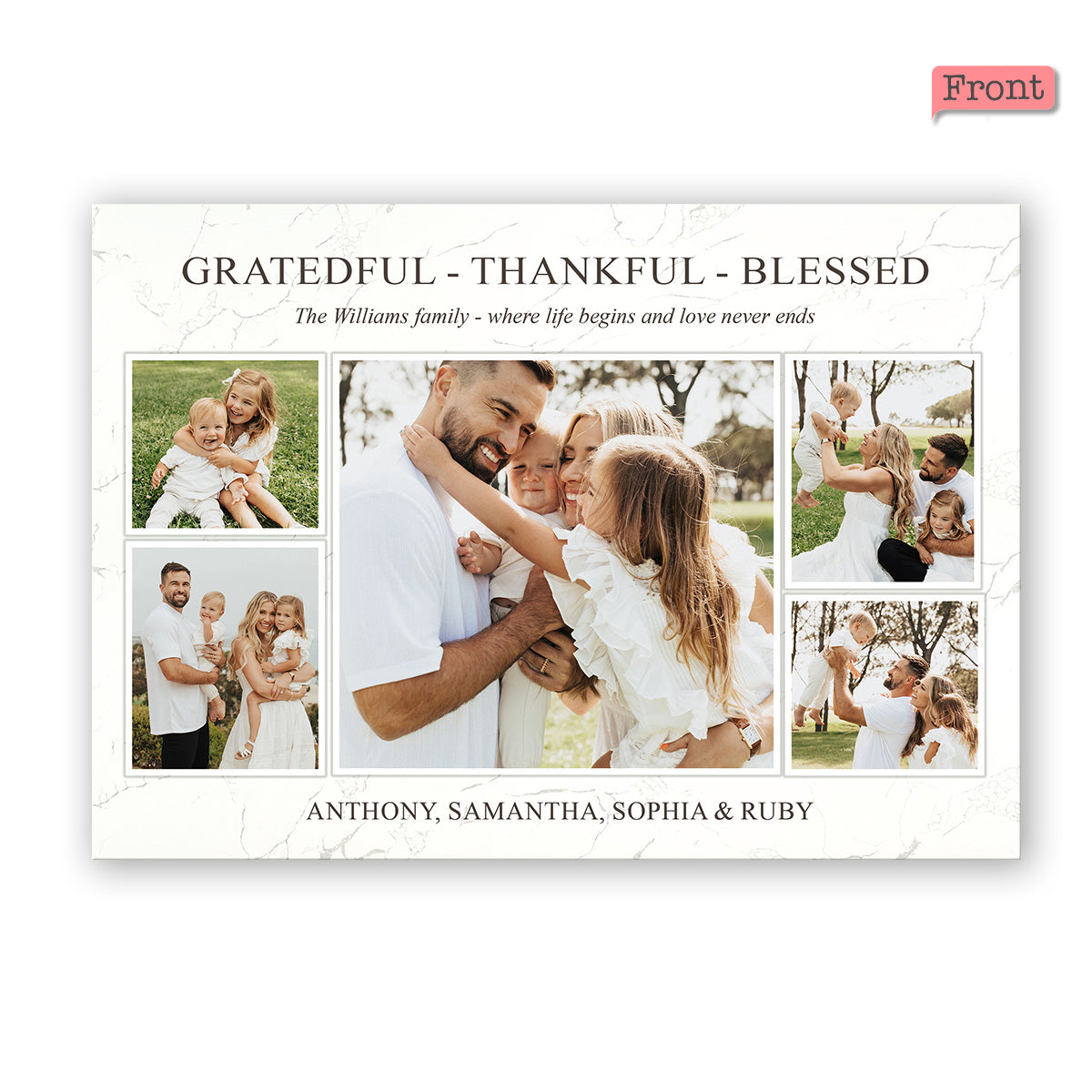 Forever Love - Personalized Greeting Card