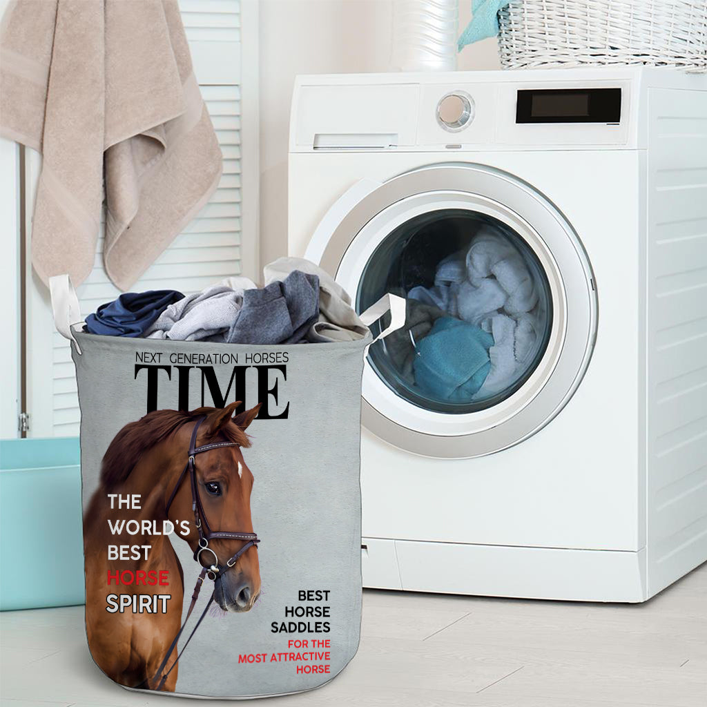 Magazine Covers - Personalized Horse Storage Basket