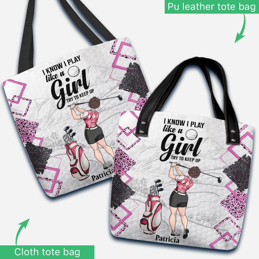 Golf Instruction - Personalized Golf Tote Bag