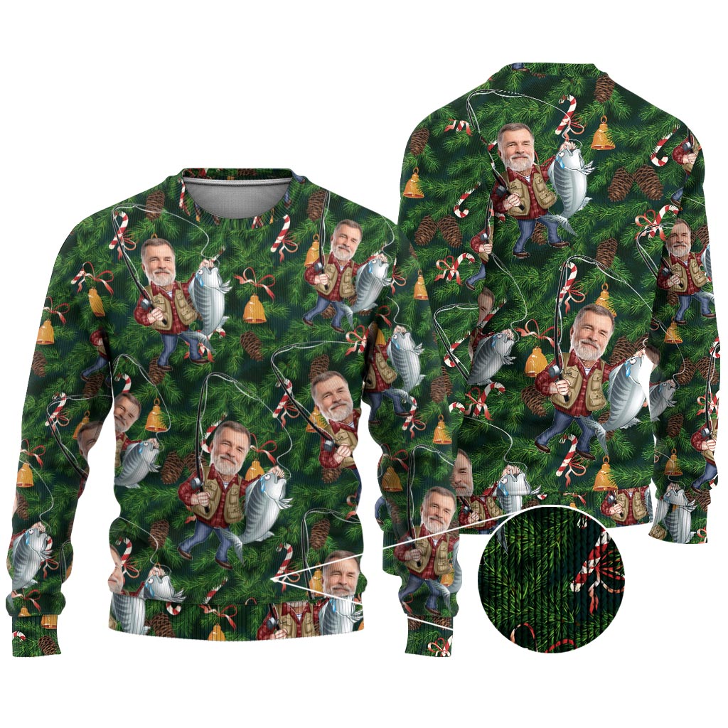 Fishing Lover - Personalized Fishing Ugly Sweater
