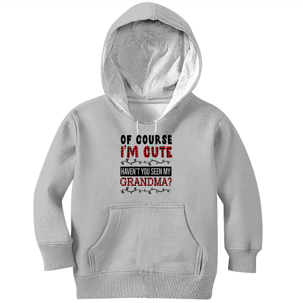Of Course I'm Cute - Personalized Grandpa T-shirt And Hoodie