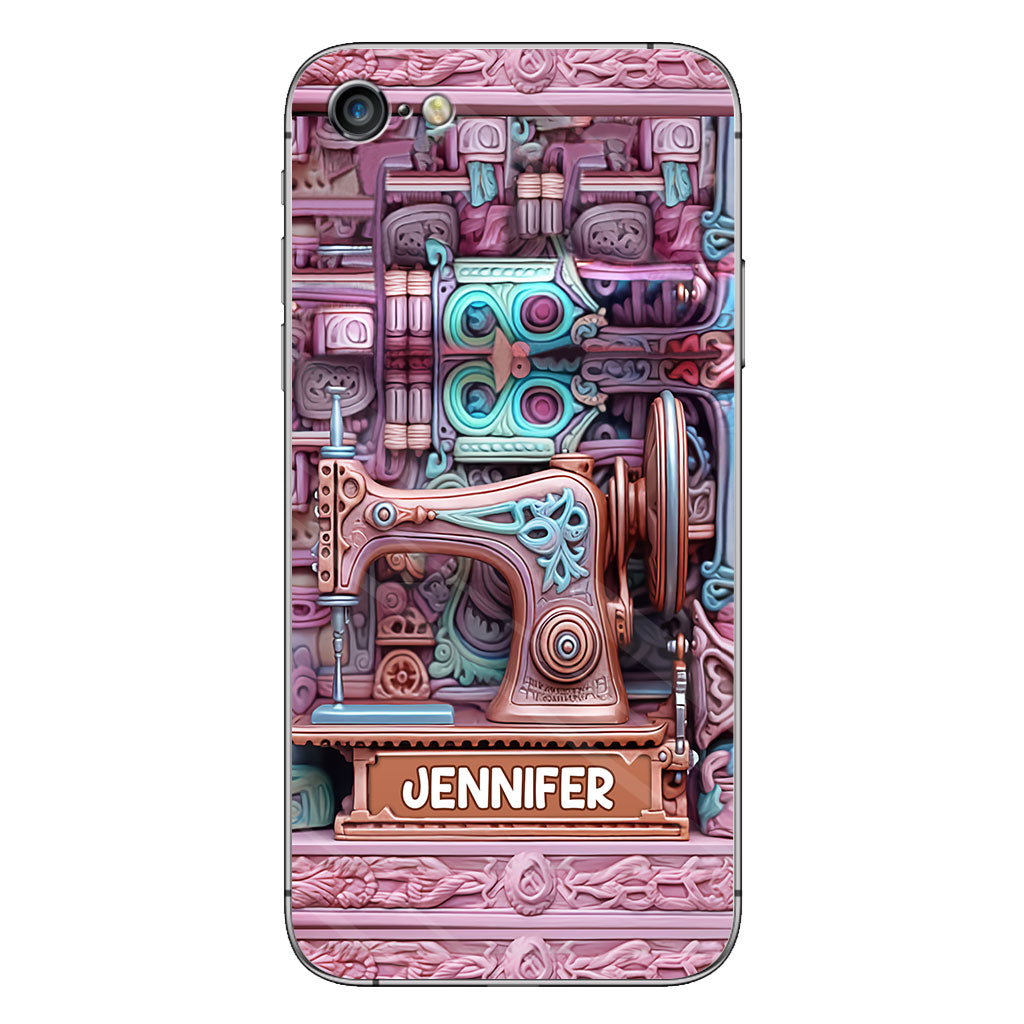 Love Sewing - Personalized Sewing Phone Case