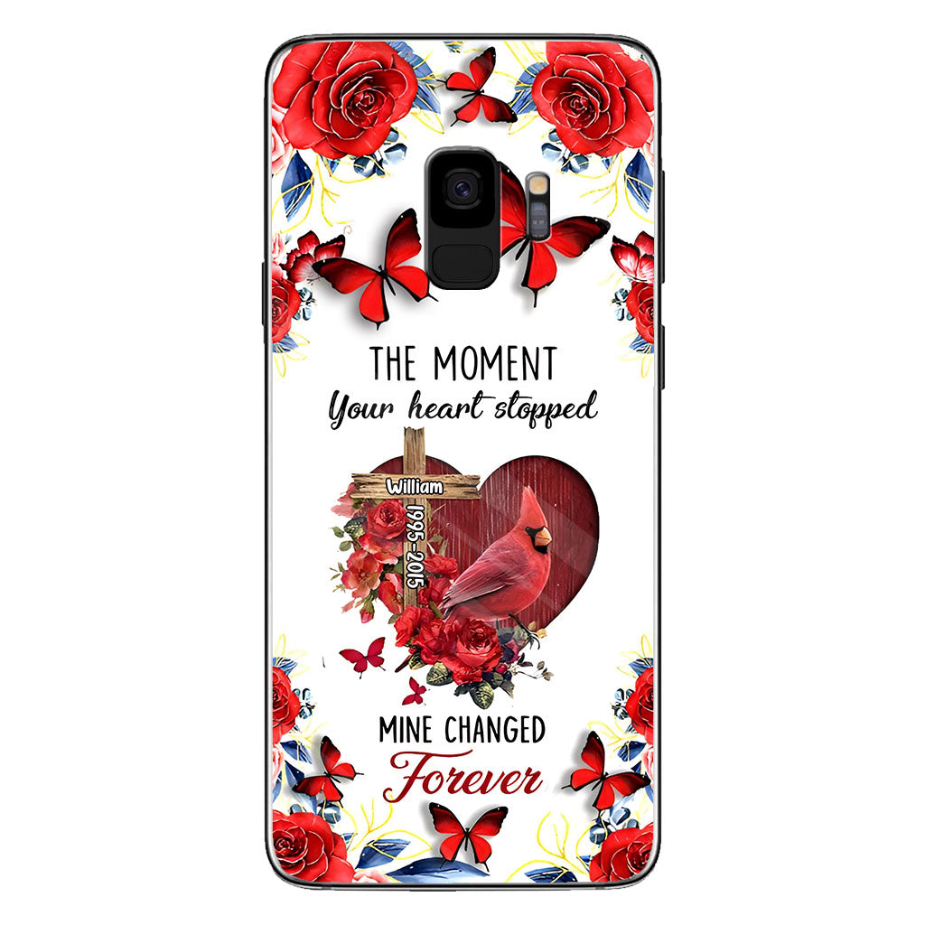 The Moment Your Heart Stopped - Personalized Memorial Phone Case