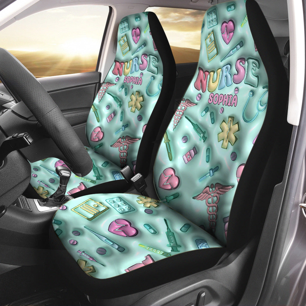 Nurse Life - Personalized Nurse Seat Covers