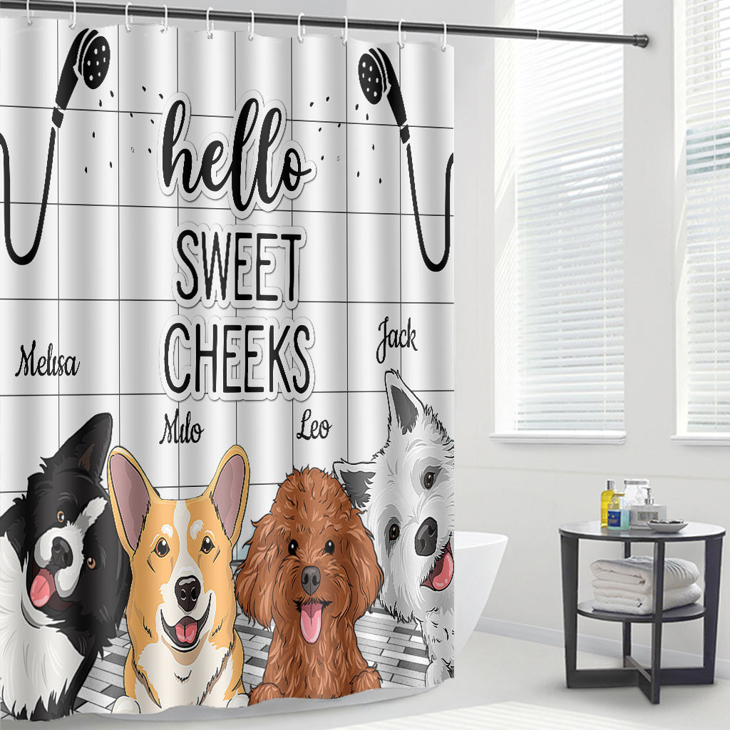 I Saw That - Personalized Dog Shower Curtain