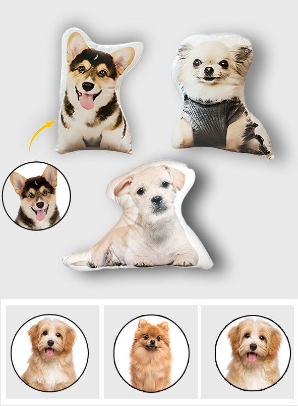 Pet Personalized Memorial Gift - Gift for dog lovers, who lost dog, who lost cat - Personalized Shaped Pillow