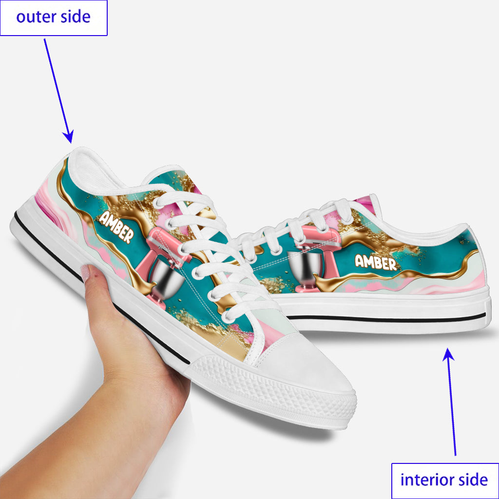 Love Baking - Personalized Baking Low Top Shoes