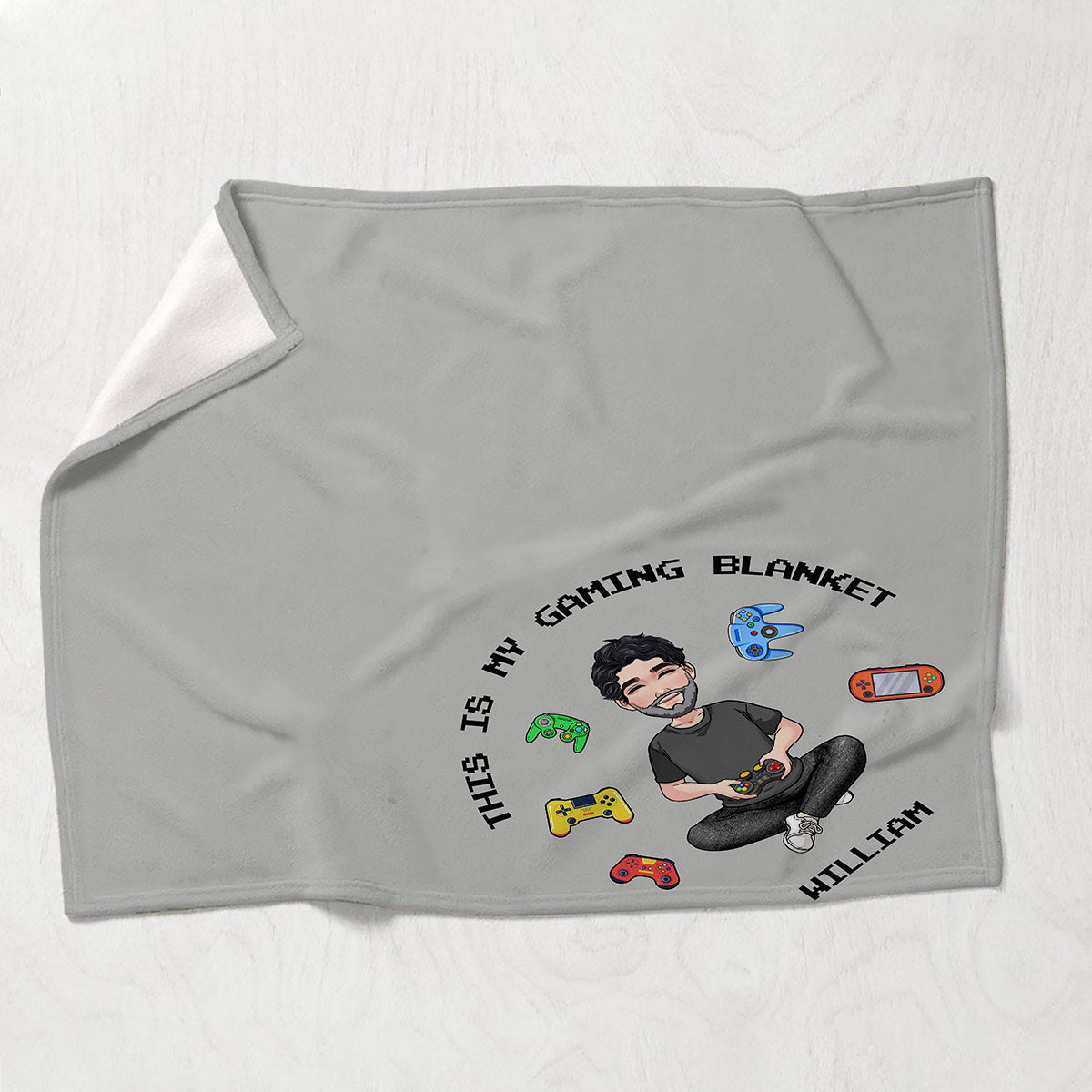 This Is My Gaming Blanket - Personalized Video Game Blanket