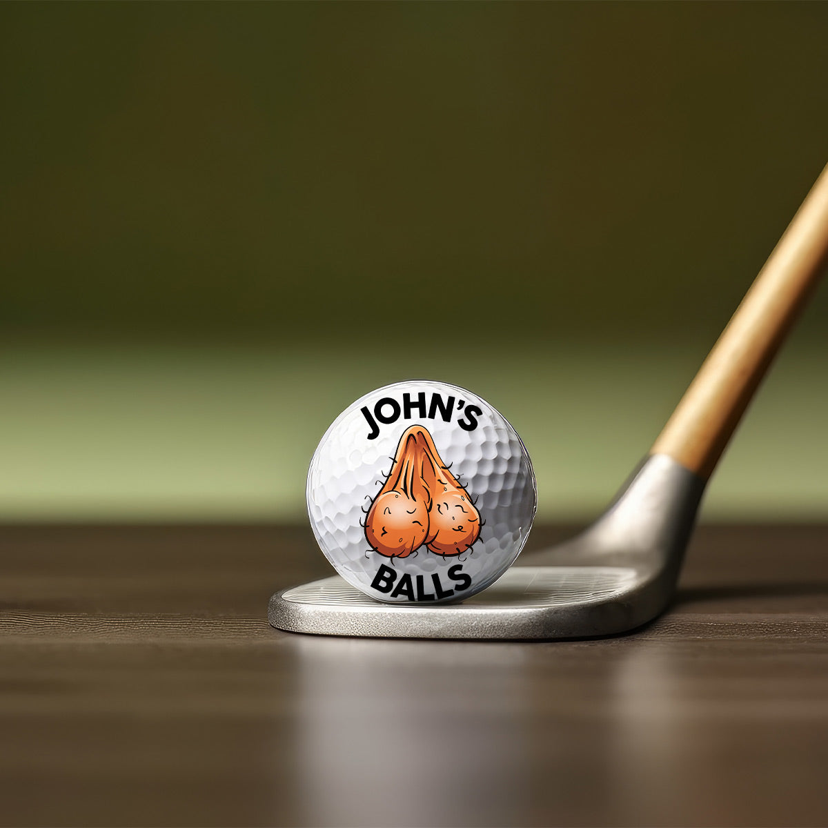The Balls - Golf gift for dad, him, grandpa, husband - Personalized Golf Ball
