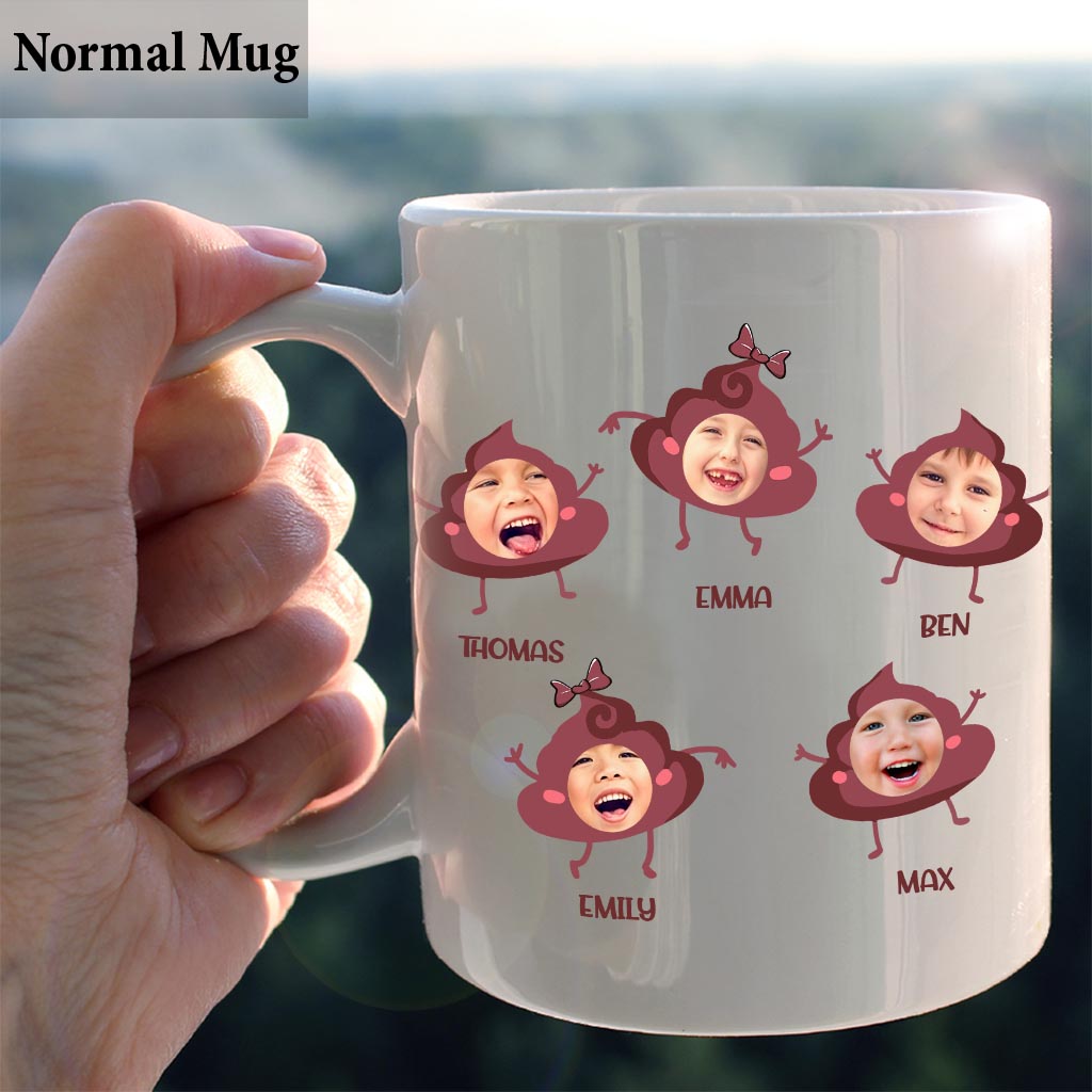 Daddy's Little Shit - Gift for dad, grandpa, mom, uncle, aunt, grandma - Personalized Mug