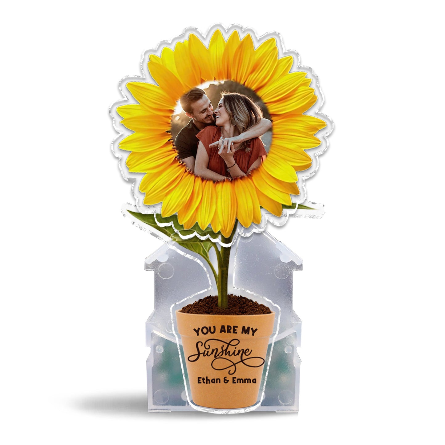 You Are My Sunshine - Gift for husband, wife, boyfriend, girlfriend, mom, grandma - Personalized Custom Shaking Head