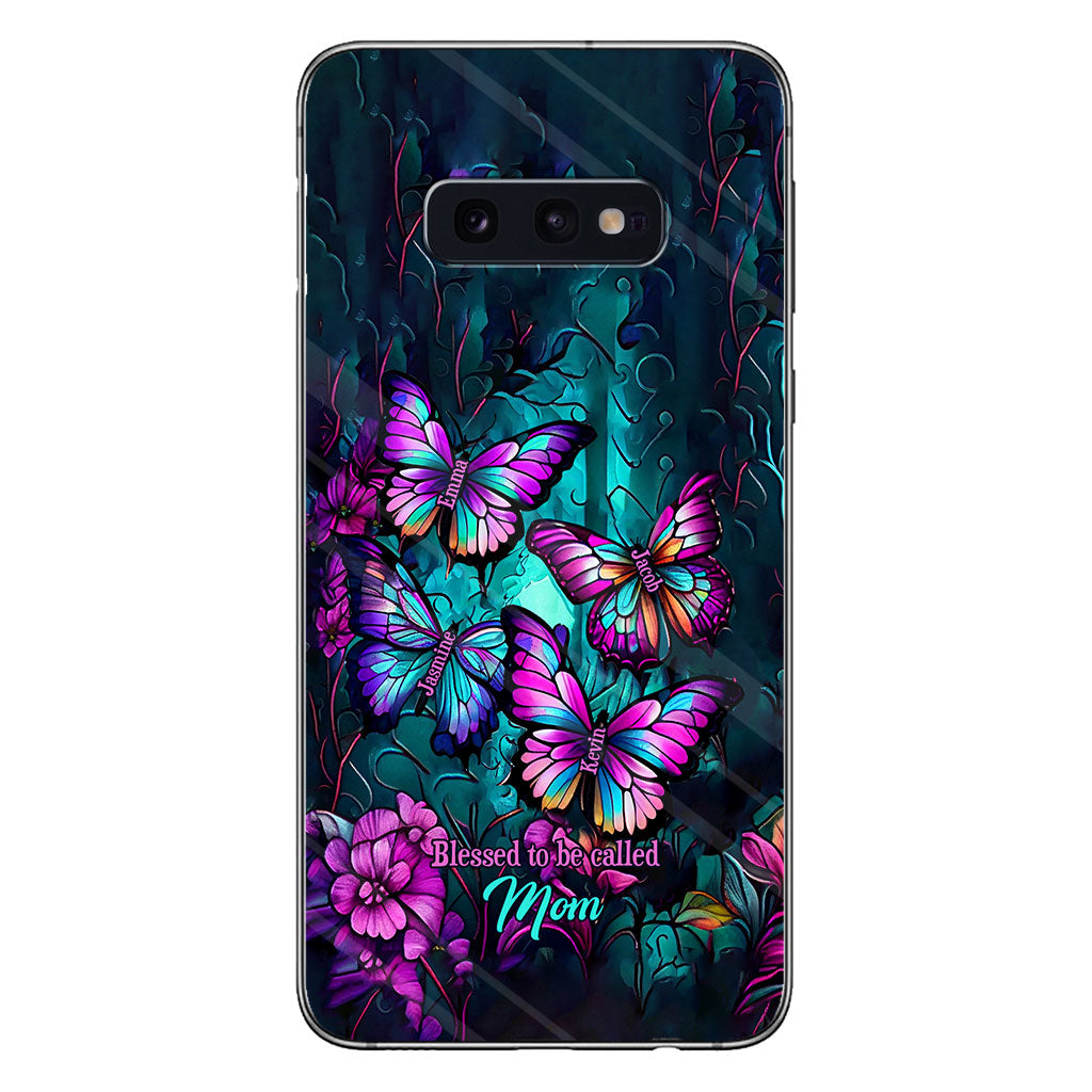 Grandma's Butterflies - Personalized Grandma Phone Case