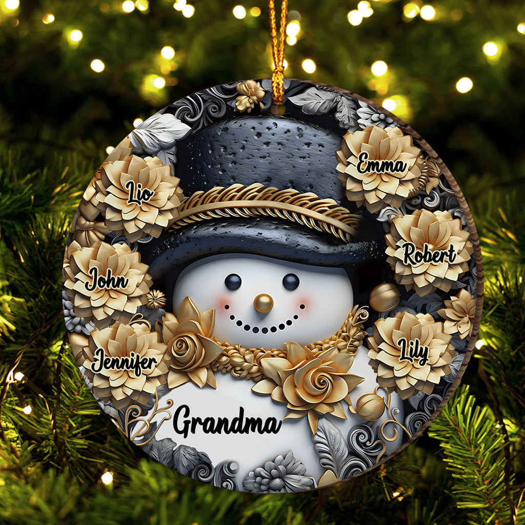 Love Being A Grandma - Gift for grandma - Personalized Ornament