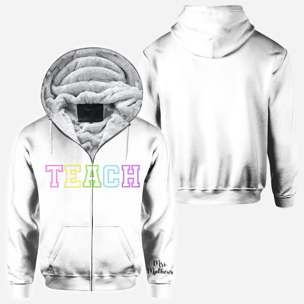 A Great Teacher - Personalized Teacher All Over Shirt