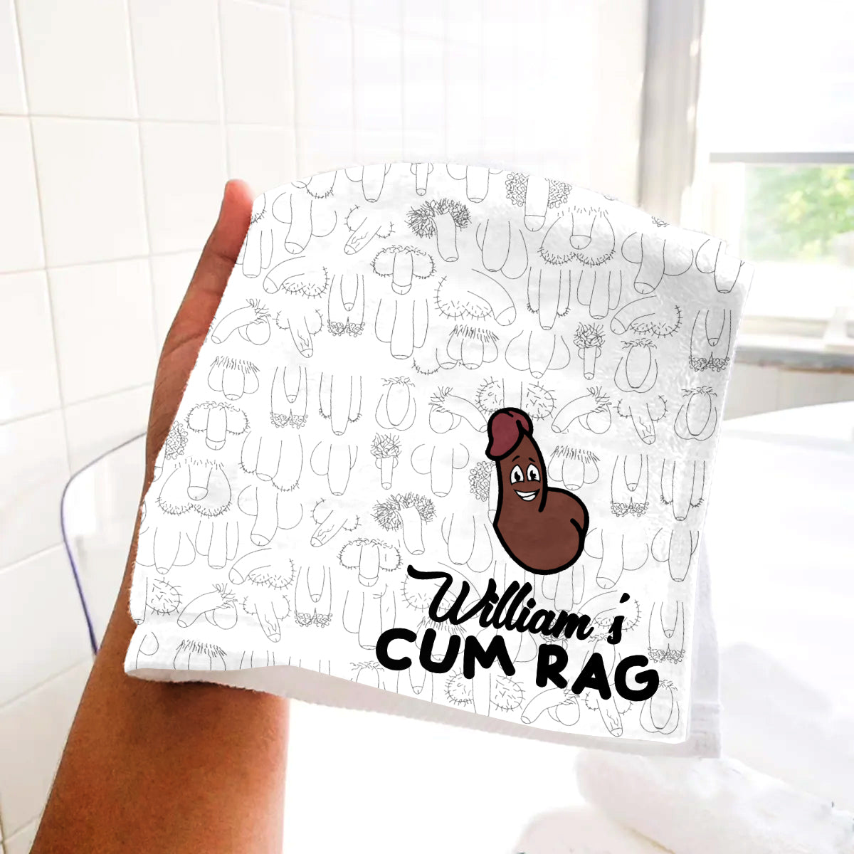 Cum Rag - Personalized Couple Golf Towel