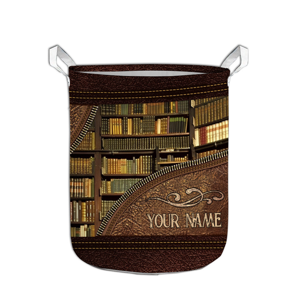 Bibliothèque - Panier de rangement personnalisé pour bibliothécaire