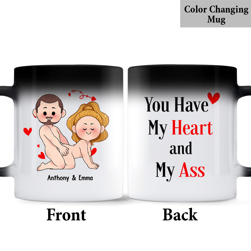 I Just Want You To Be Happy - Couple gift for husband, wife, boyfriend, girlfriend - Personalized Mug