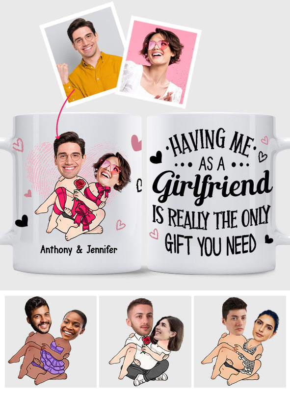 The Only Gift You Need - Personalized Couple Mug