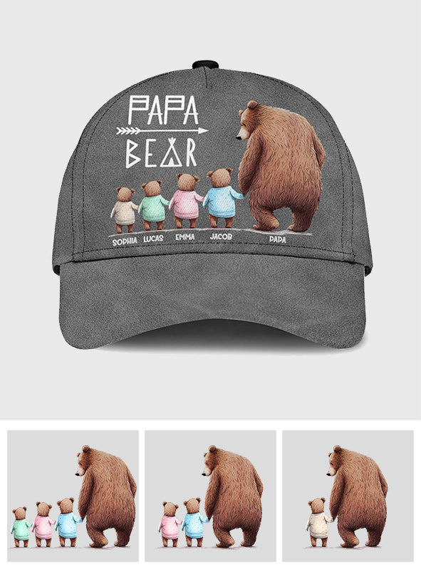 Papa Bär – Personalisierte Opa-Klassiker-Kappe