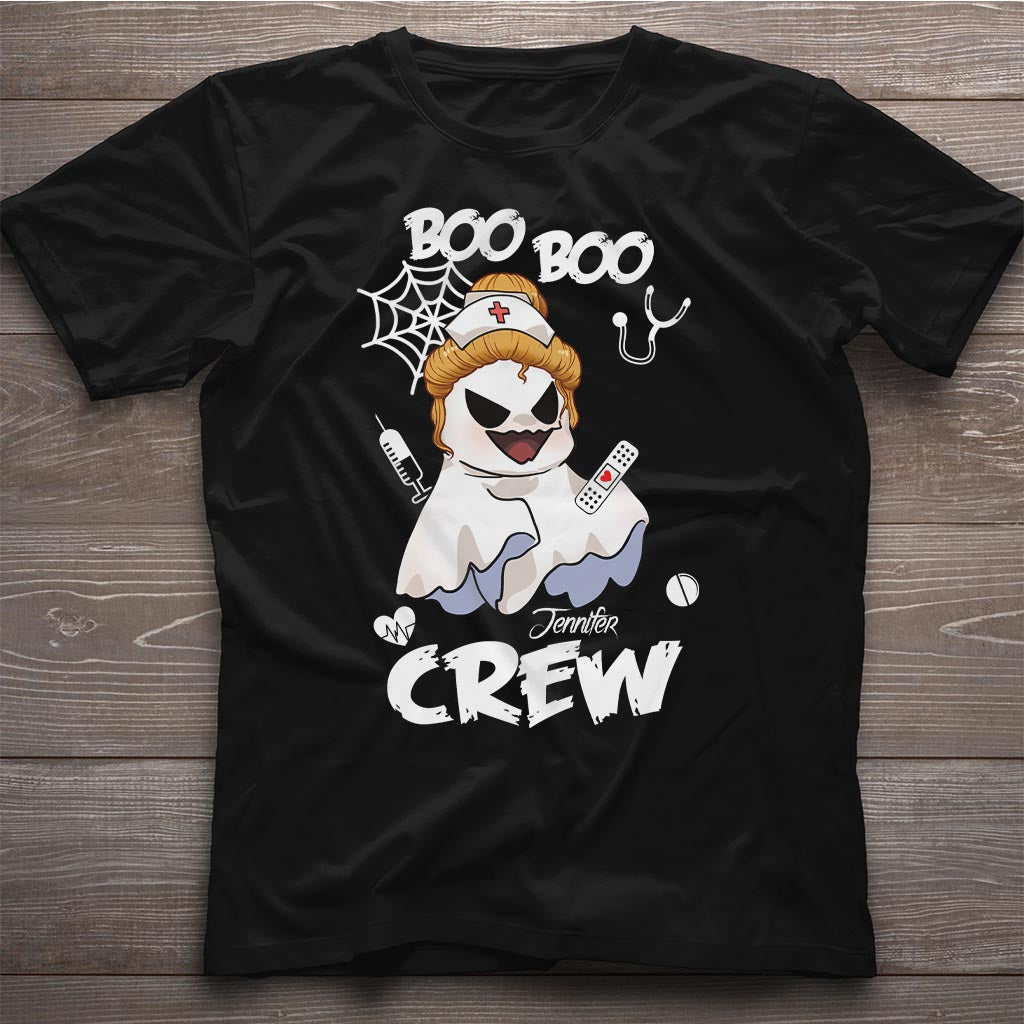 Boo Boo Crew - Personalized Nurse T-shirt And Hoodie