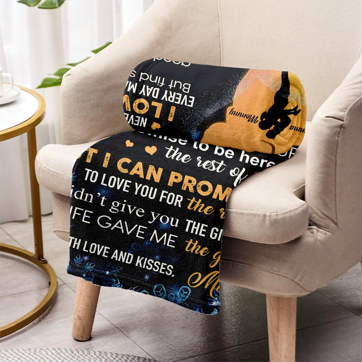 To My Daughter - Personalized Daughter Blanket