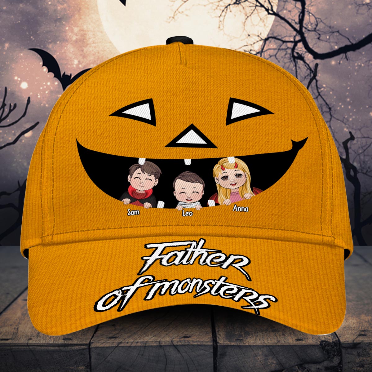 Father Of Monsters - Personalized Father Classic Cap