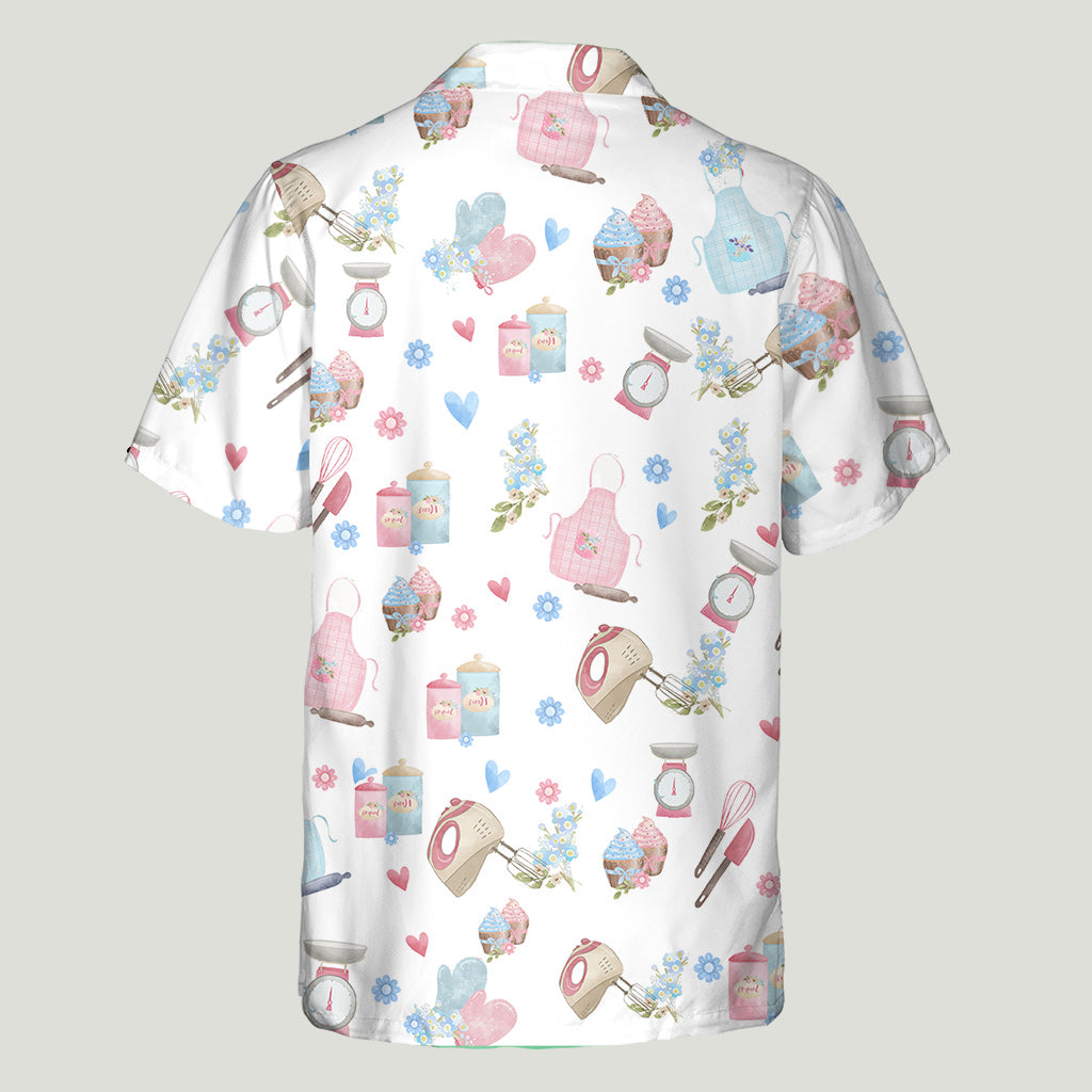 Just A Girl Who Loves Baking - Personalized Baking Hawaiian Shirt