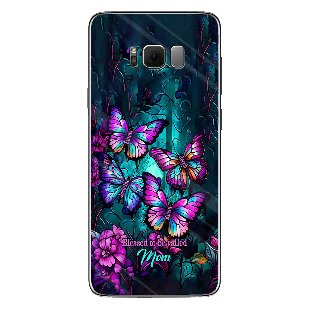 Grandma's Butterflies - Personalized Grandma Phone Case