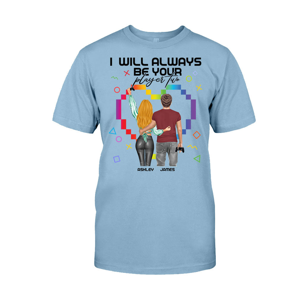 I Will Always Be Your Player Two - Personalized Video Game T-shirt And Hoodie