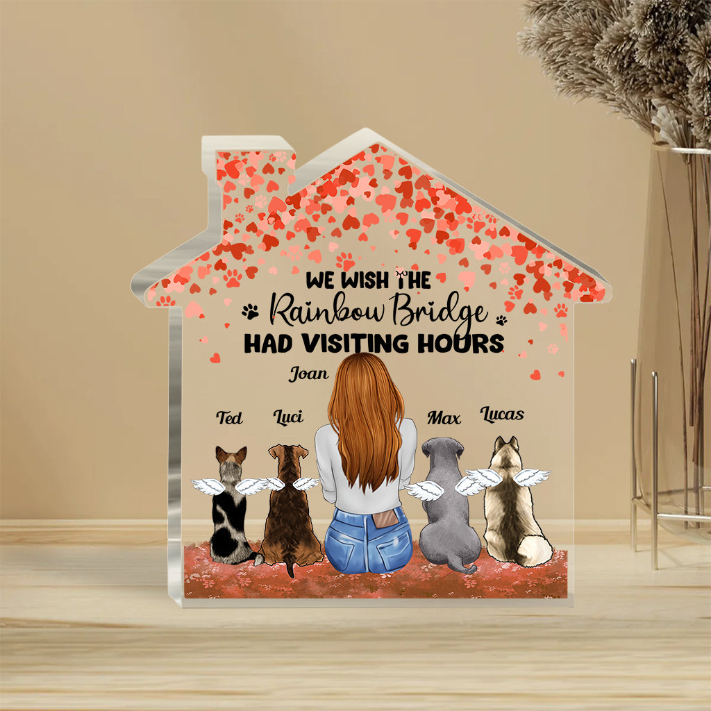 Forever In My Heart - Dog gift for who lose dog - Personalized Custom Shaped Acrylic Plaque
