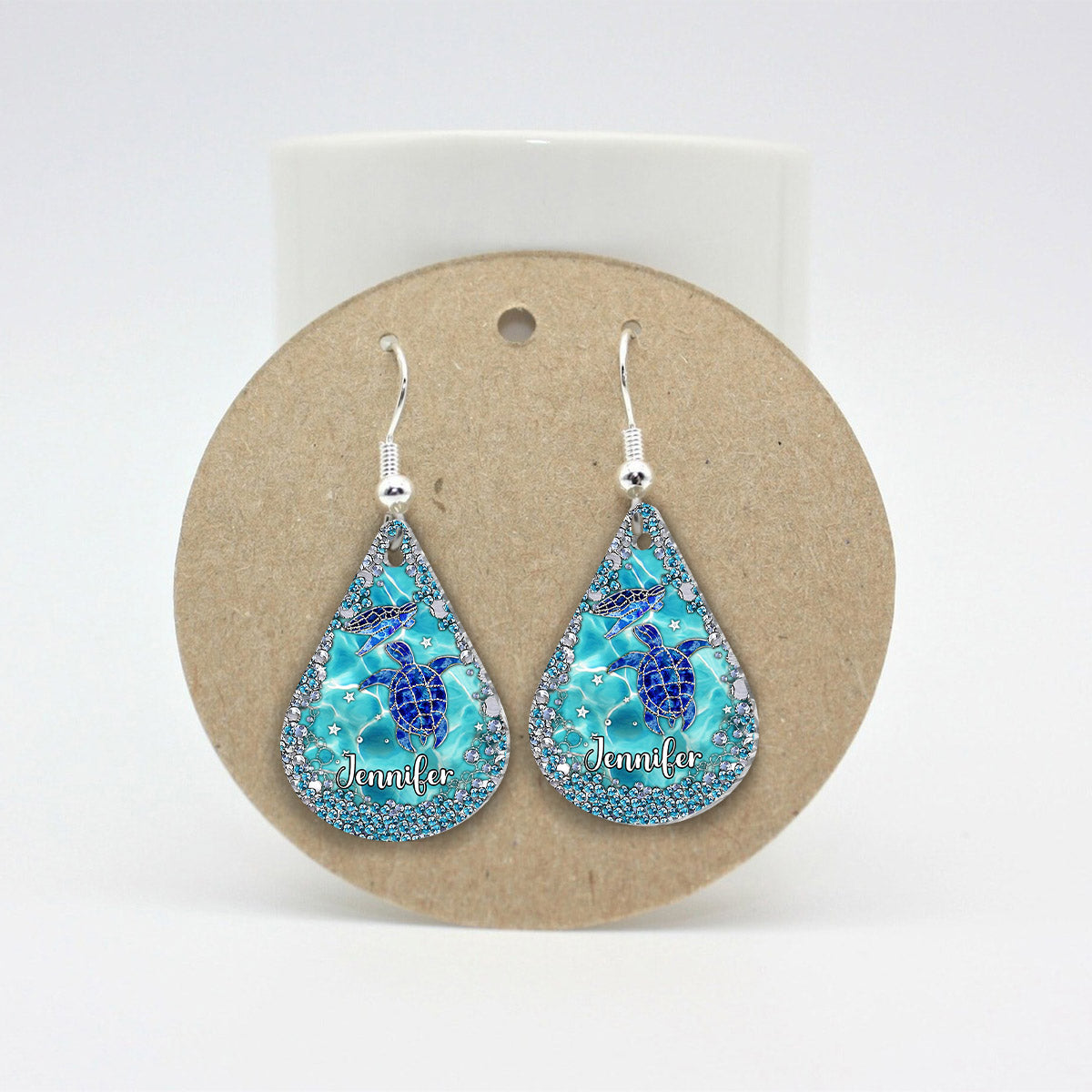Love Turles - Personalized Turtle Earrings
