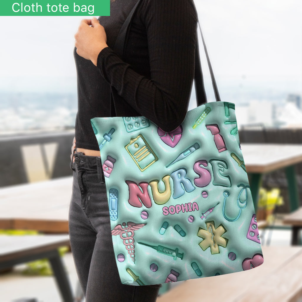 Nurse Life - Personalized Nurse Tote Bag