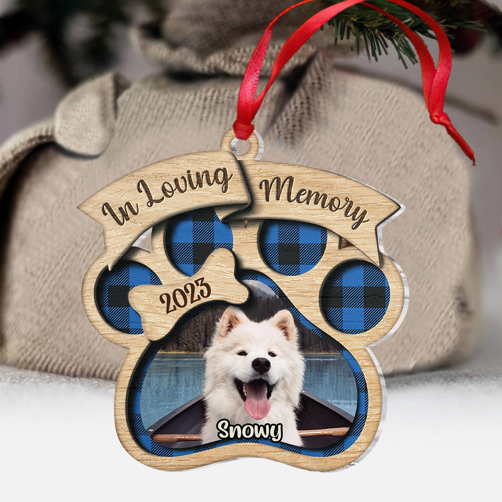 In Loving Memory - Personalized Dog Ornament