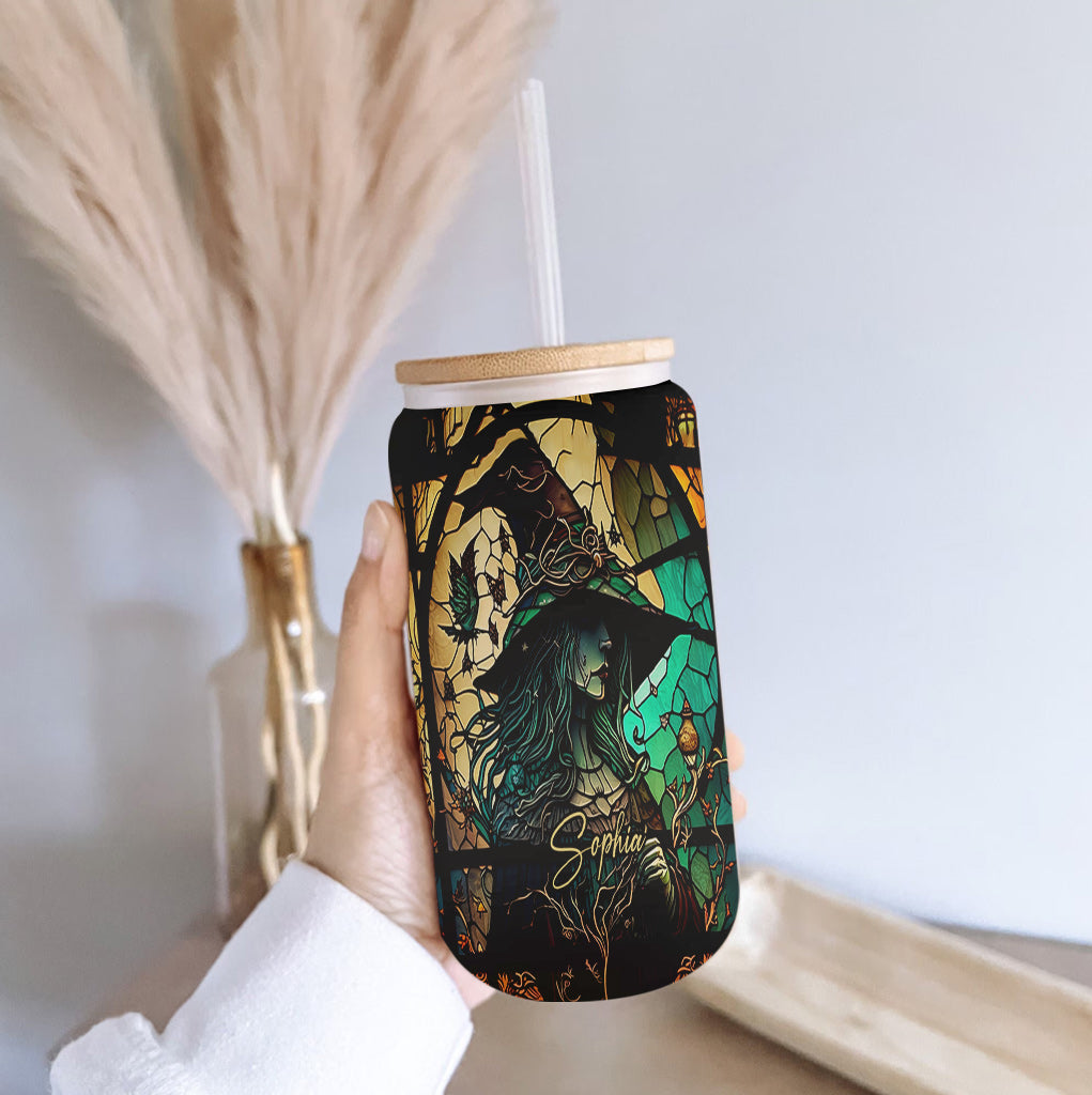Mysterious Witch - Personalized Witch Can Glass