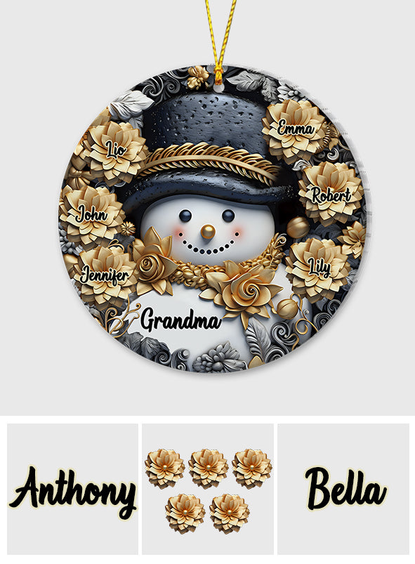 Love Being A Grandma - Gift for grandma - Personalized Ornament