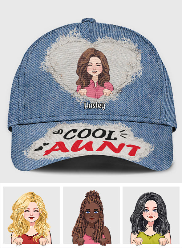 Coole Tante – Personalisierte klassische Tante-Kappe