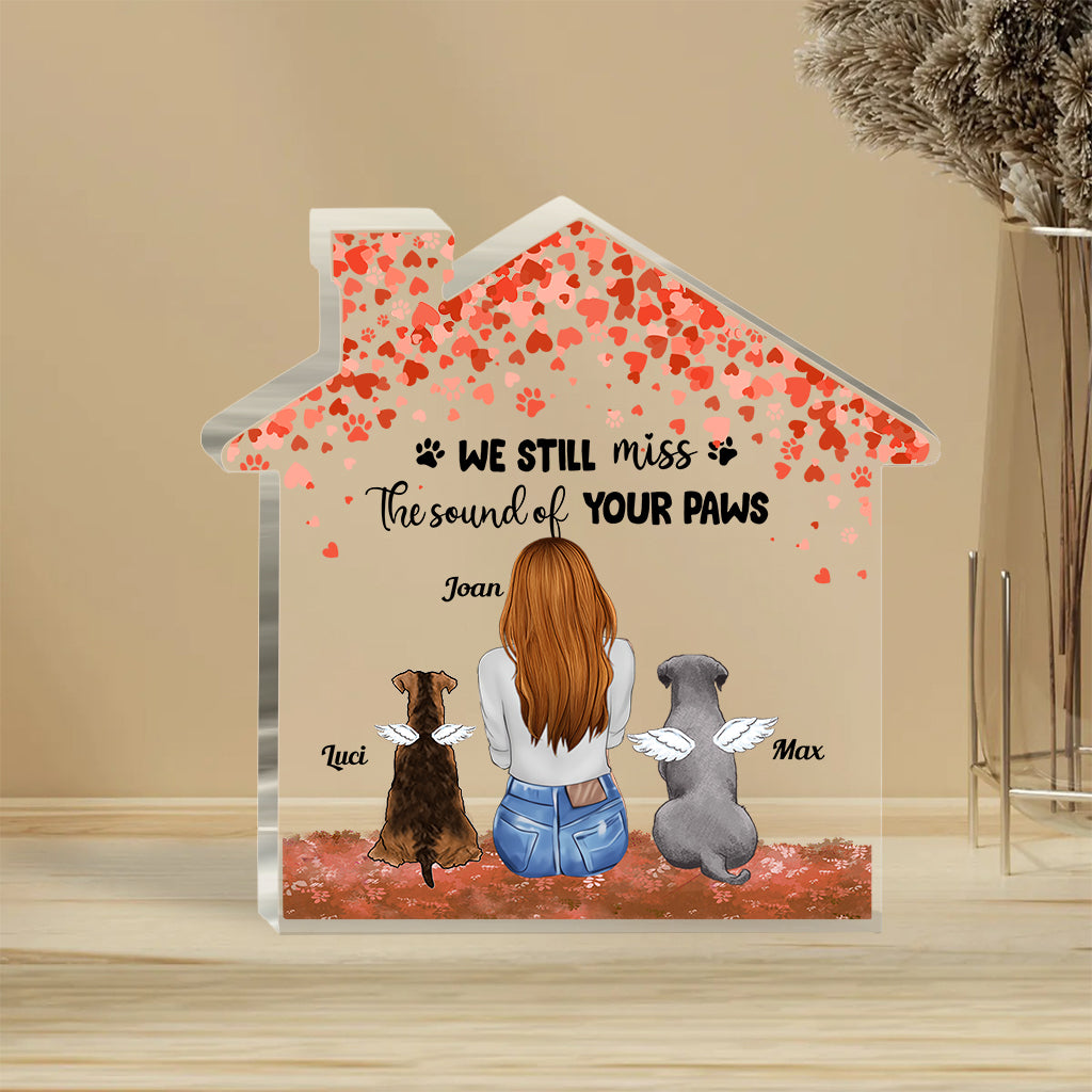 Forever In My Heart - Dog gift for who lose dog - Personalized Custom Shaped Acrylic Plaque