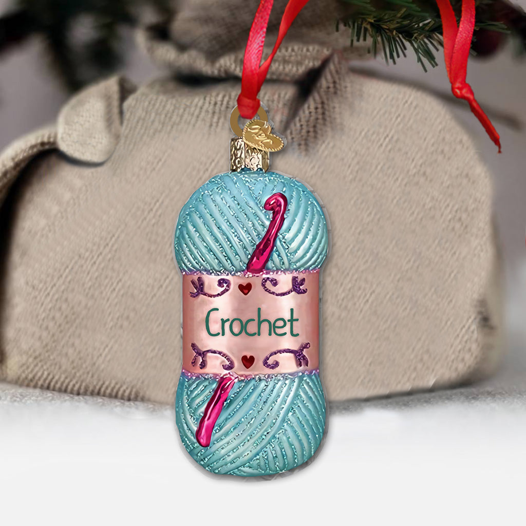 Love Crochet - Personalized Crocheting Ornament