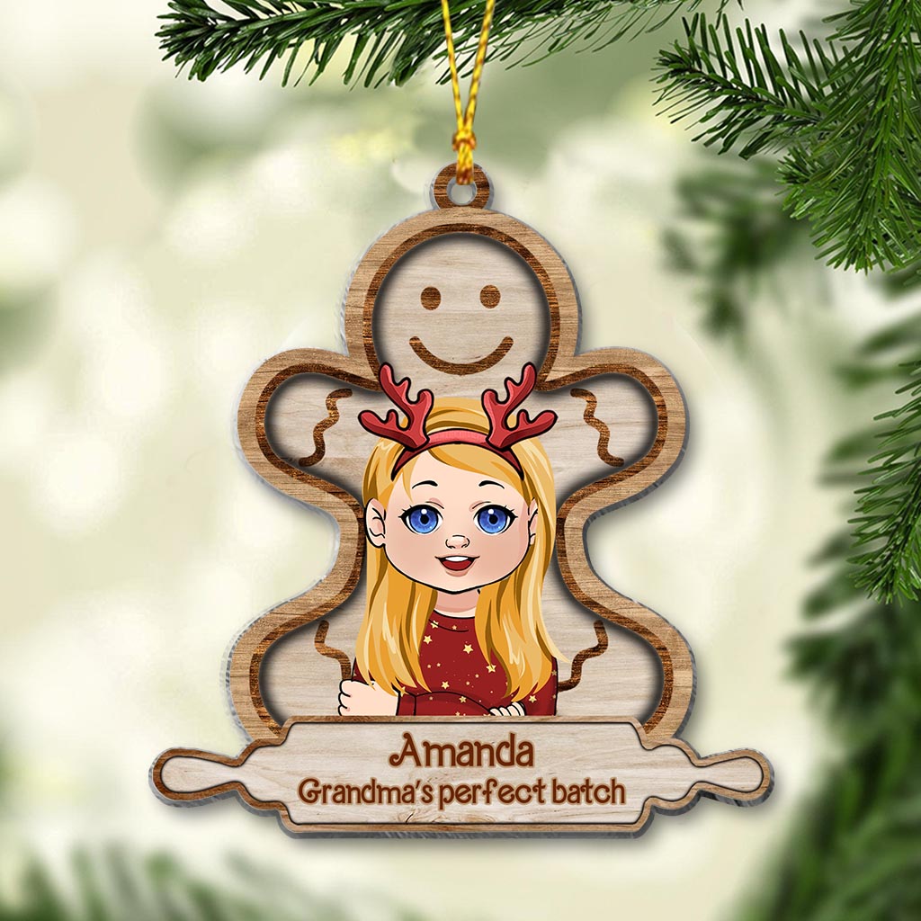 Grandma's Perfect Batch - Personalized Grandma Ornament
