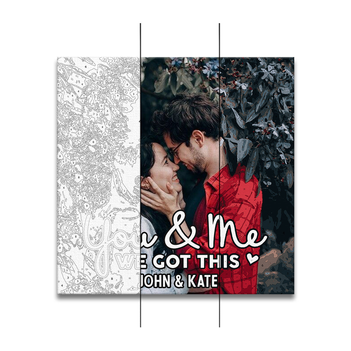You And Me We Got This - Personalized Couple Paint By Numbers Kit