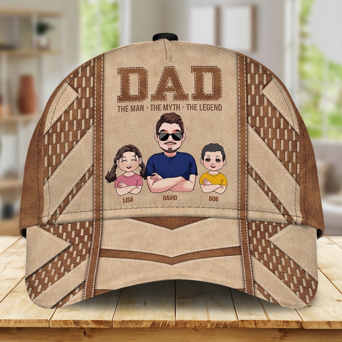 Dad The Man The Myth The Legend - Personalized Father Classic Cap