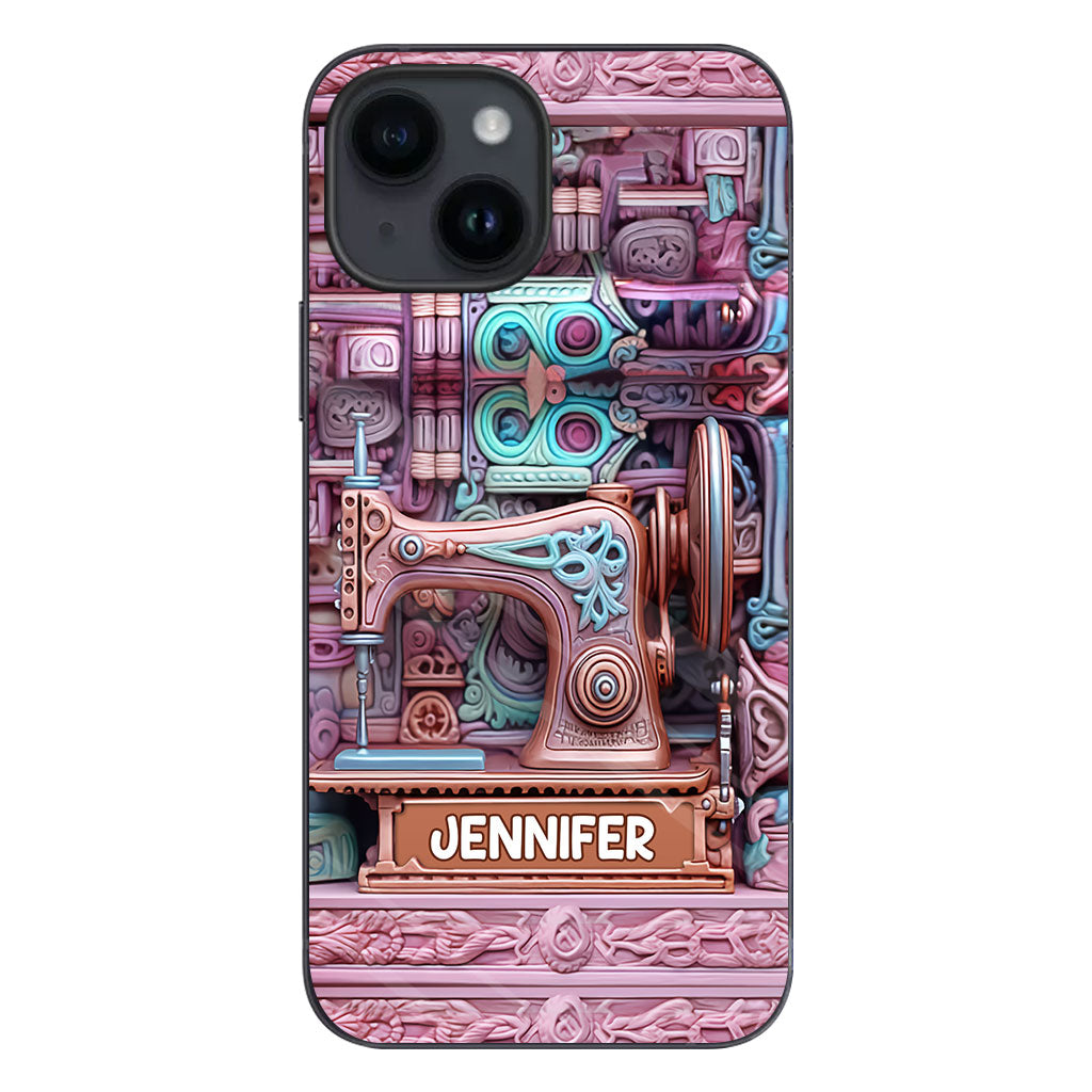 Love Sewing - Personalized Sewing Phone Case