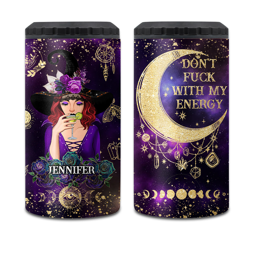 Don't F With My Energy - Personalized Witch Can Cooler