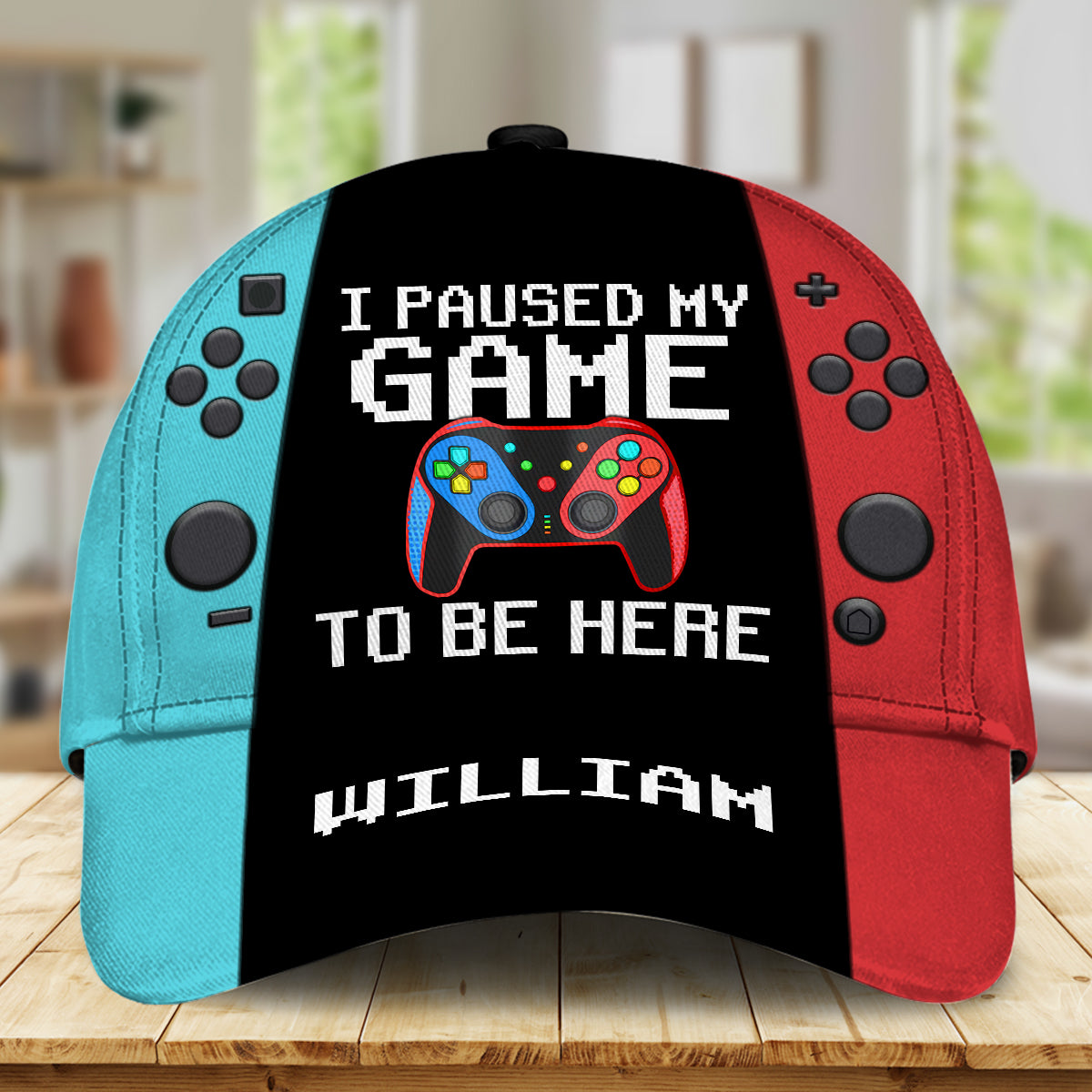 I Paused My Game To Be Here - Personalized Video Game Classic Cap
