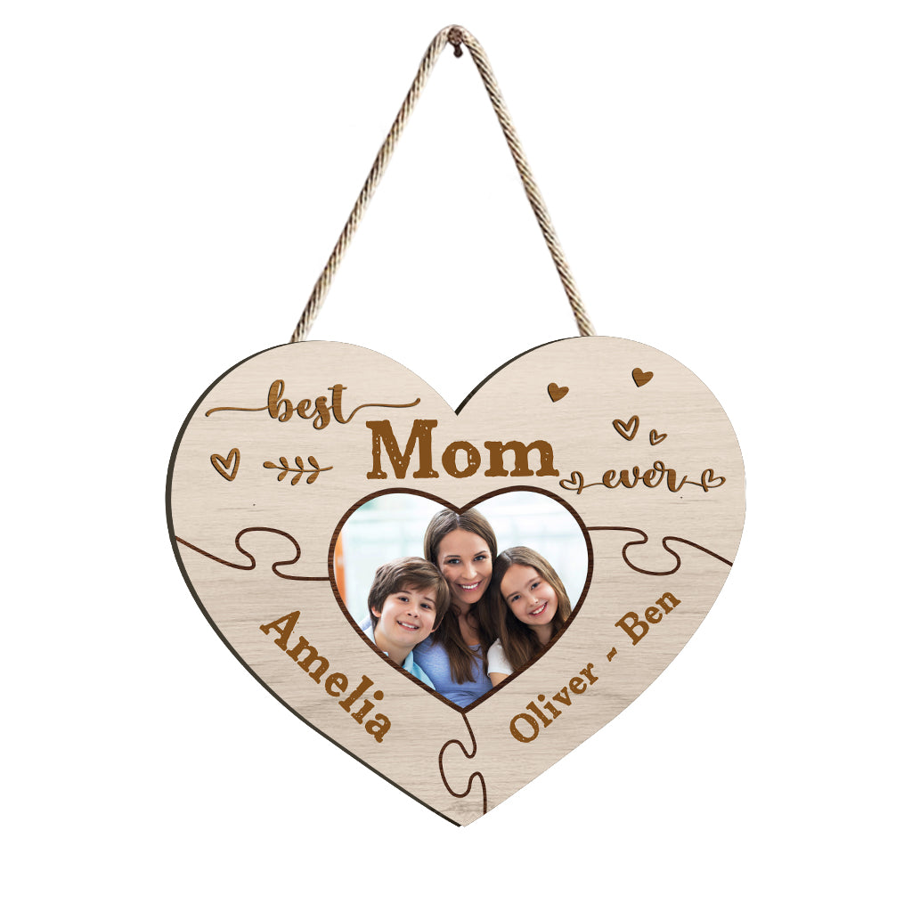 Best Nana Ever - Gift for grandma, grandpa, mom, dad, aunt, uncle, sister, brother - Personalized Wood Sign
