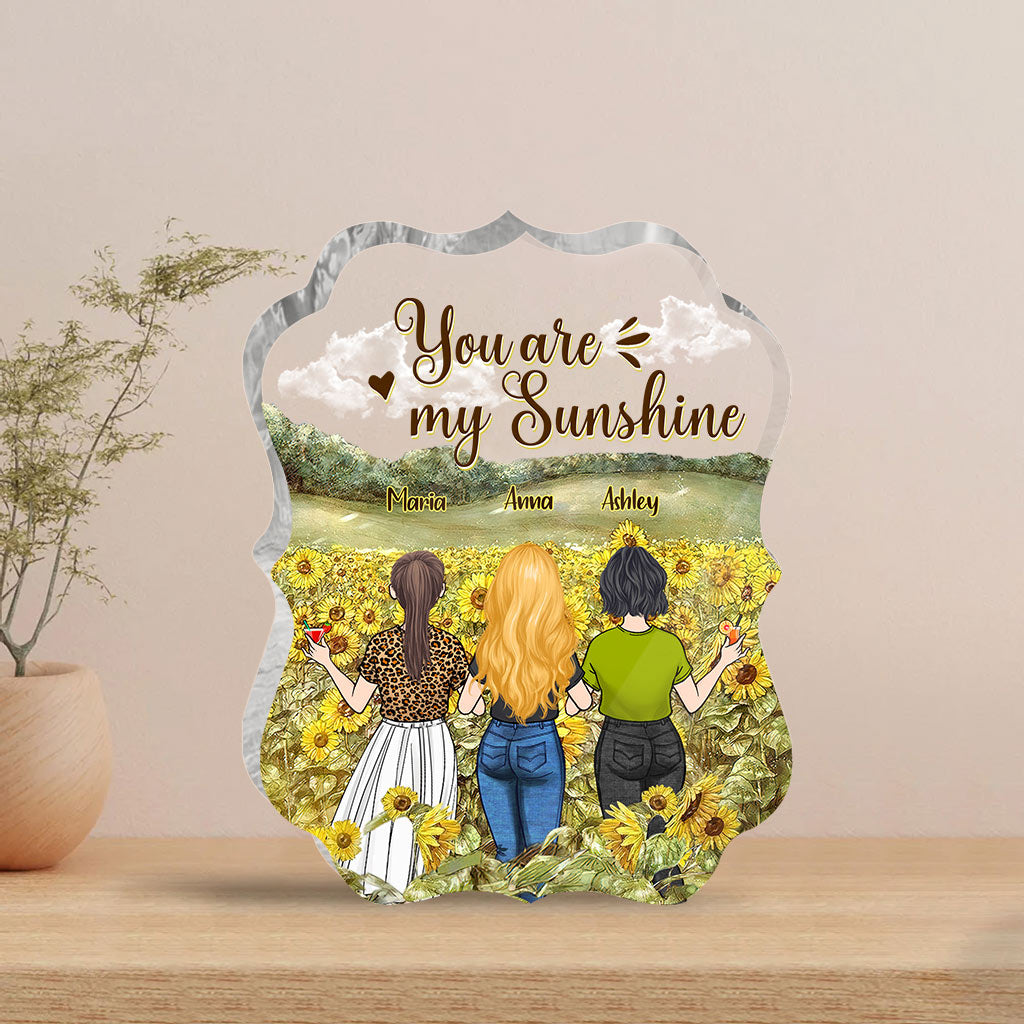 Bestie Forever - Bestie gift for sister - Personalized Custom Shaped Acrylic Plaque